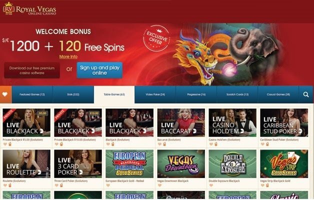 Royal Vegas Online Casino Free Slots
